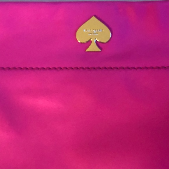 New Kate Spade Bright Pink Nylon Shoulder Bag - Picture 3 of 6